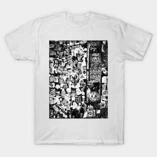 New York City Street Stickers Art T-Shirt